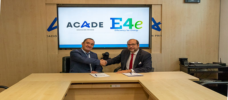 E4e alcanza un acuerdo estratégico con ACADE, la mayor asociación de enseñanaza privada en España